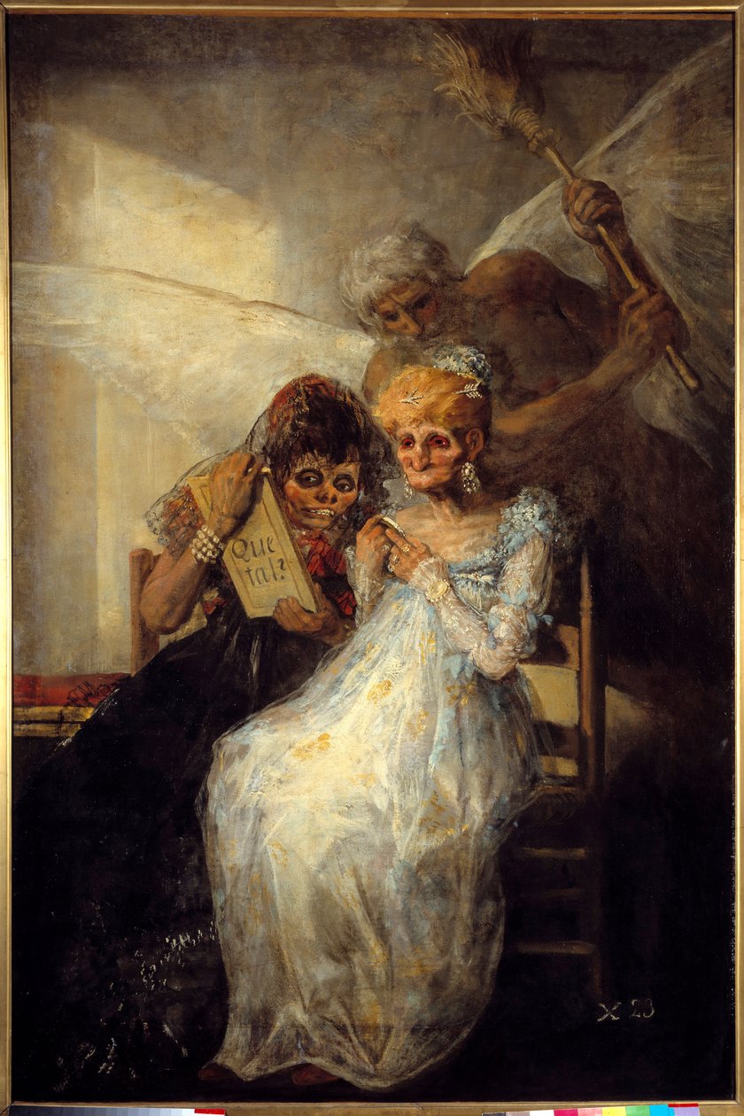 Tid eller gammelt maleri av Francisco de Goya (1746-1828) 1808 Søn. 1,81x1,25 m Lille, museum for kunst - Tiden eller de gamle. Maleri av Francisco de Goya (1746–1828) av Francisco de Goya