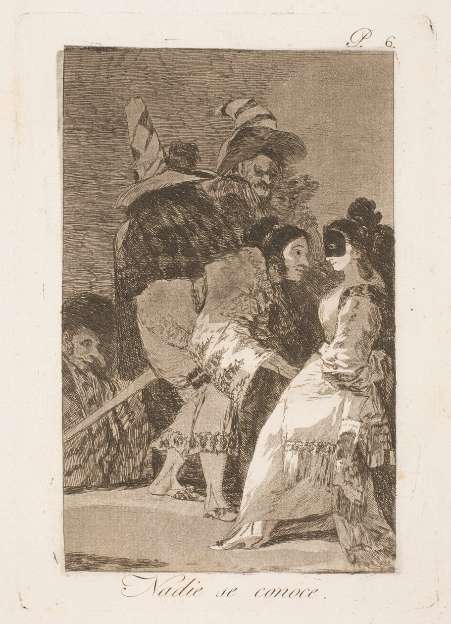 Vi kjenner ikke hverandre av Francisco de Goya