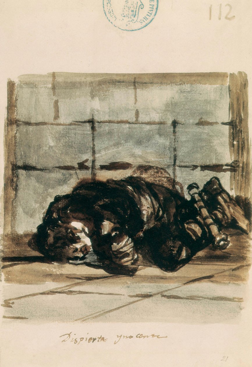 Våkn opp, uskyldig av Francisco de Goya