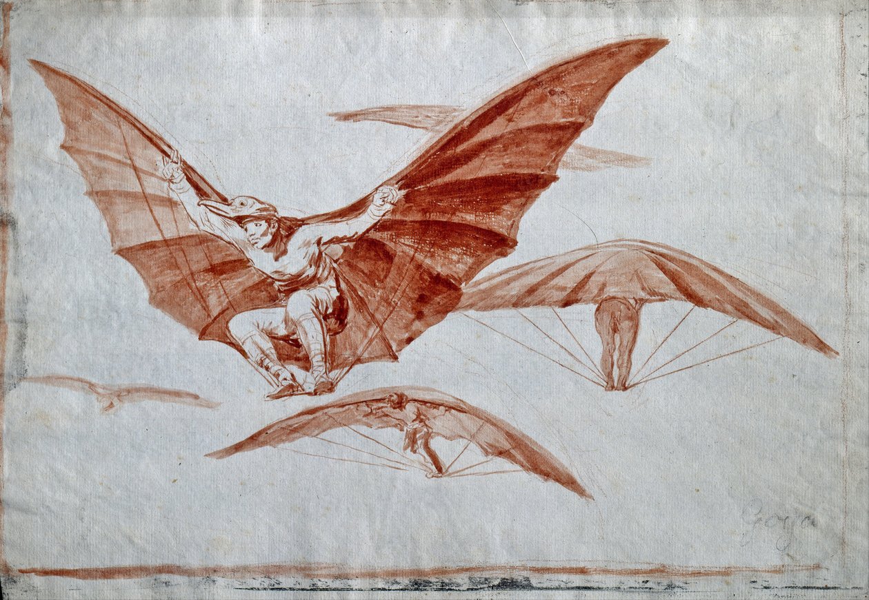 Måter å fly, 1816 av Francisco de Goya