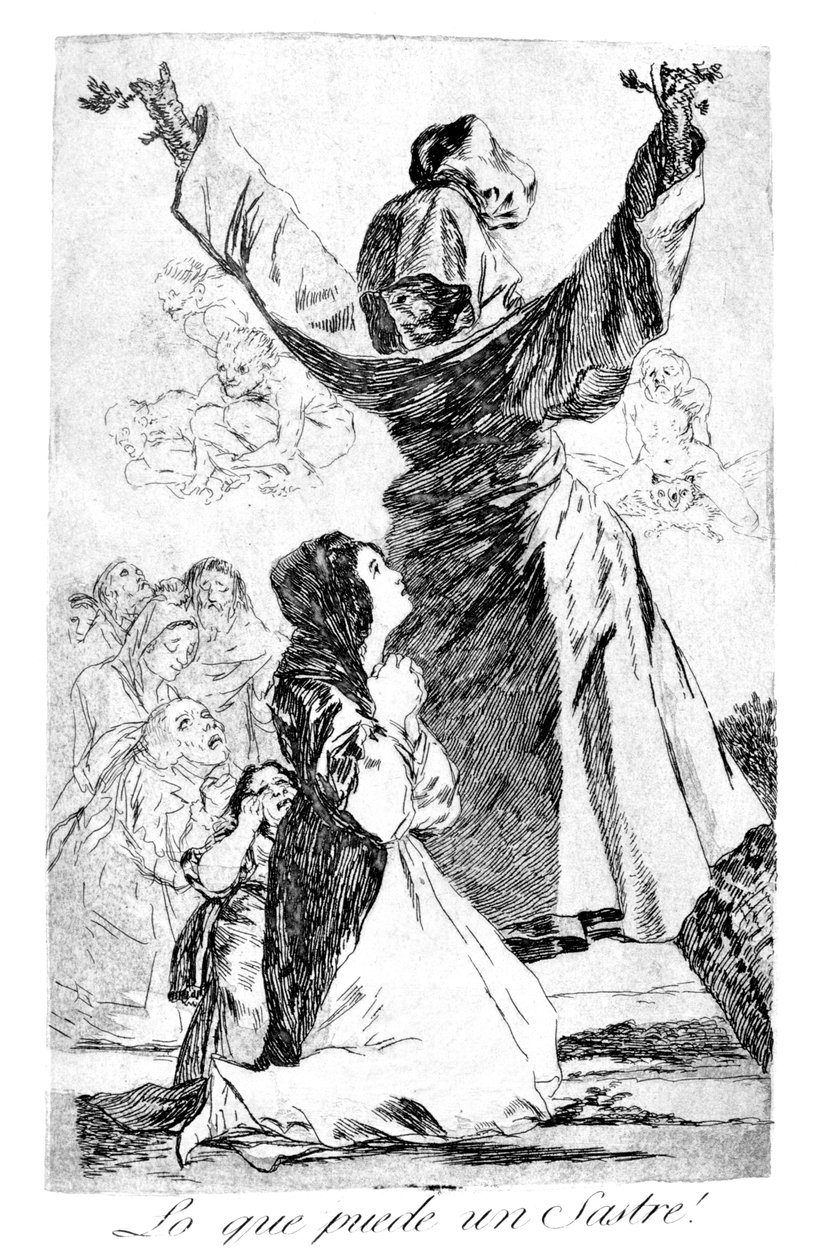 Hva en skredder kan gjøre!, 1799 av Francisco de Goya