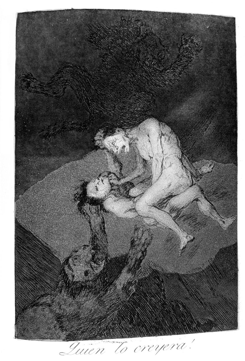 Hvem hadde trodd det!, 1799 av Francisco de Goya