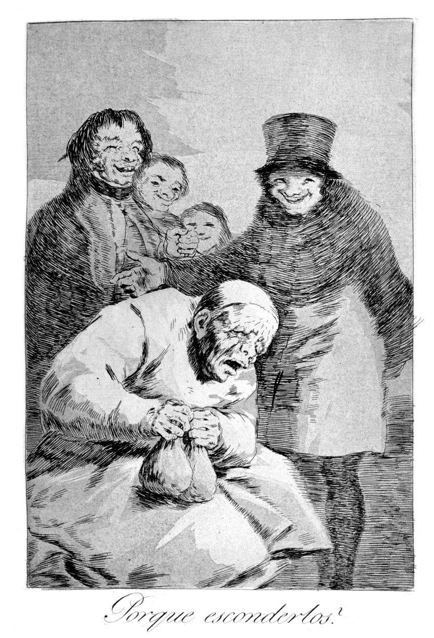 Hvorfor skjule dem!, 1799 av Francisco de Goya