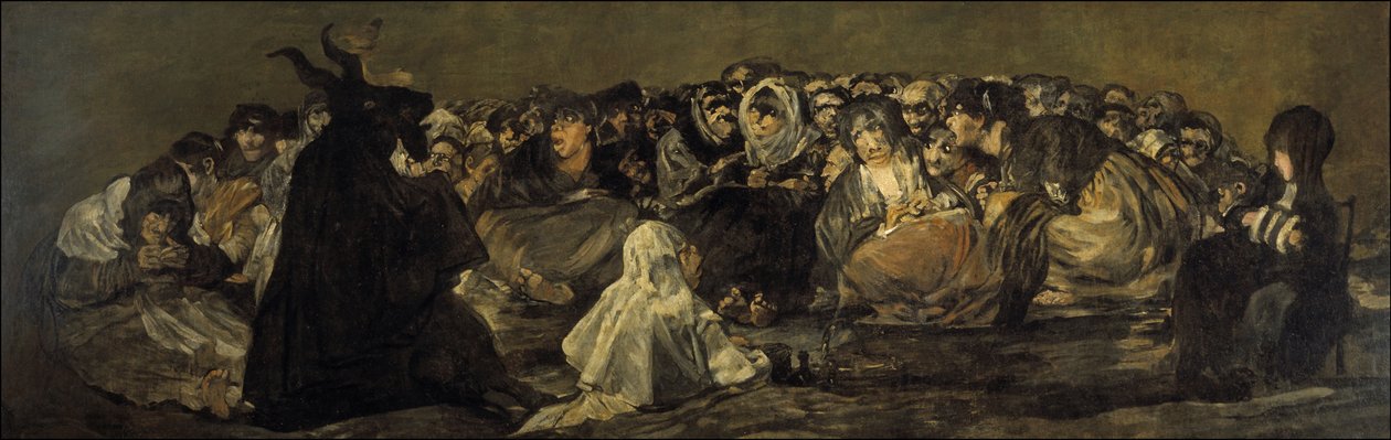 Heksesabbat eller den store bukken av Francisco de Goya