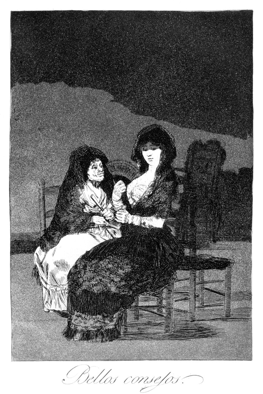Fantastiske råd, 1799 av Francisco de Goya
