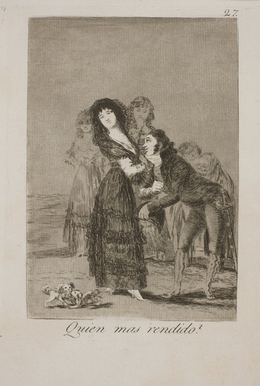 Ydmyk tjener av Francisco de Goya