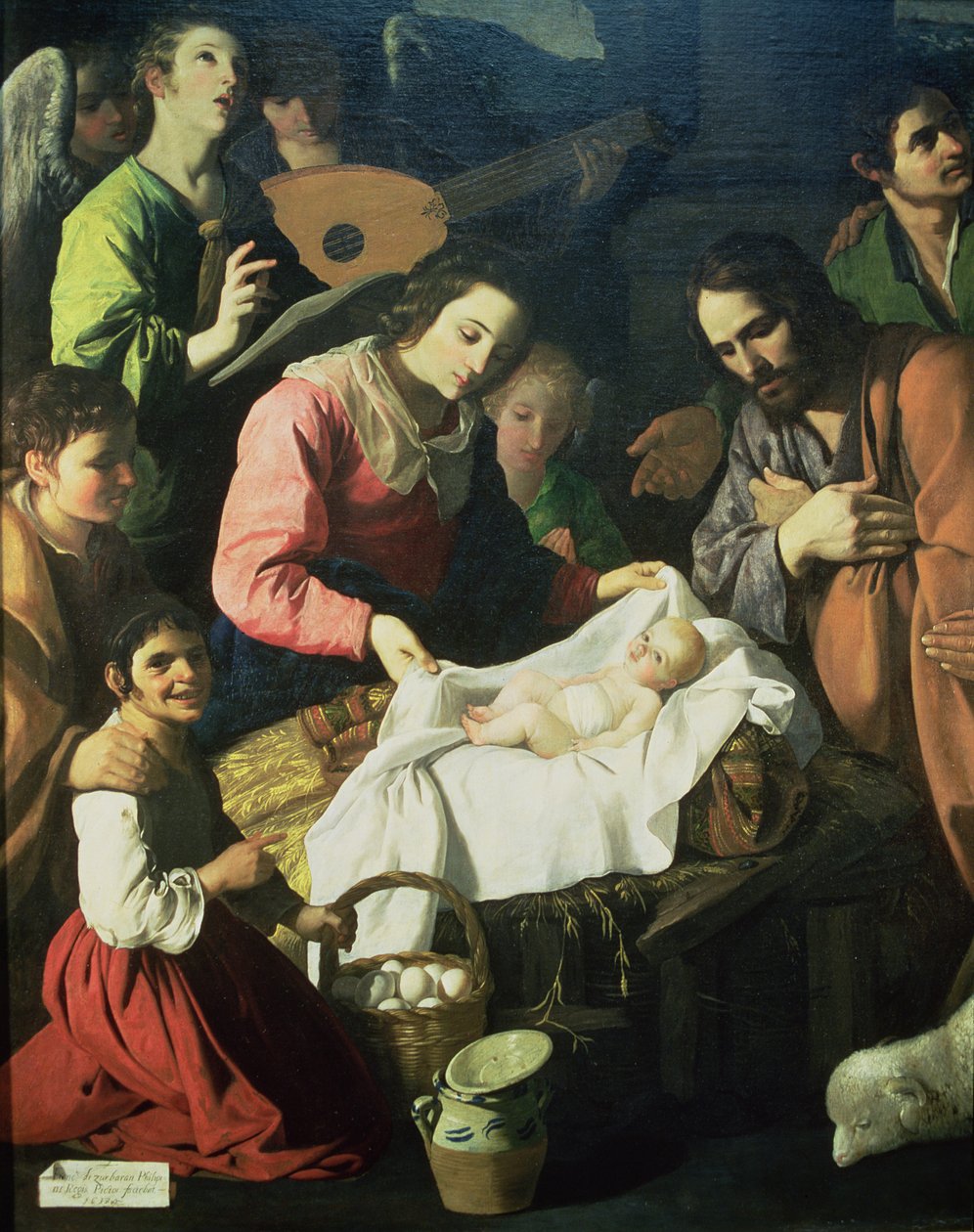 Tilbedelse av hyrdene av Francisco de Zurbaran