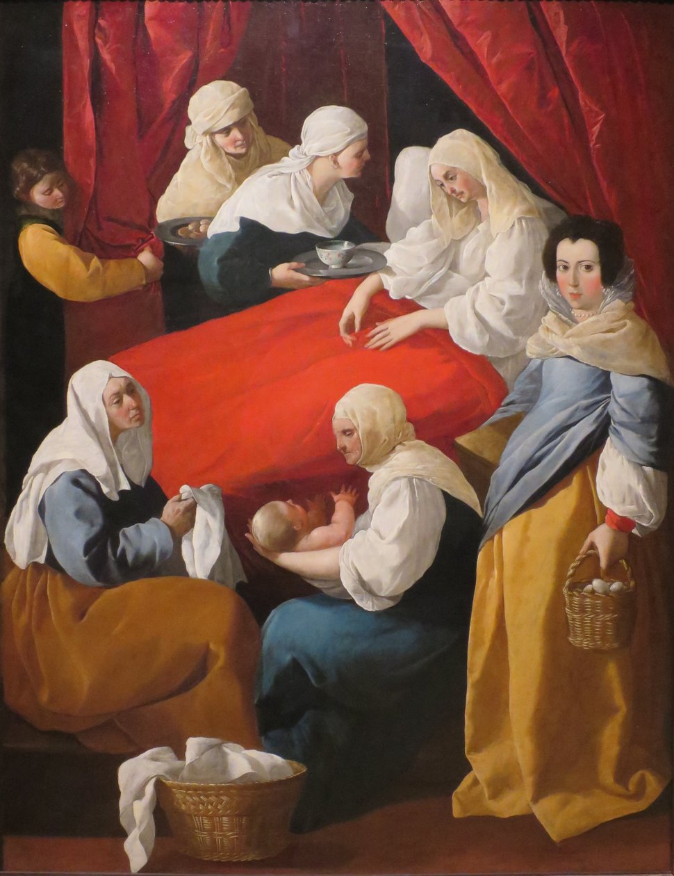 Jomfruens fødsel av Francisco de Zurbaran