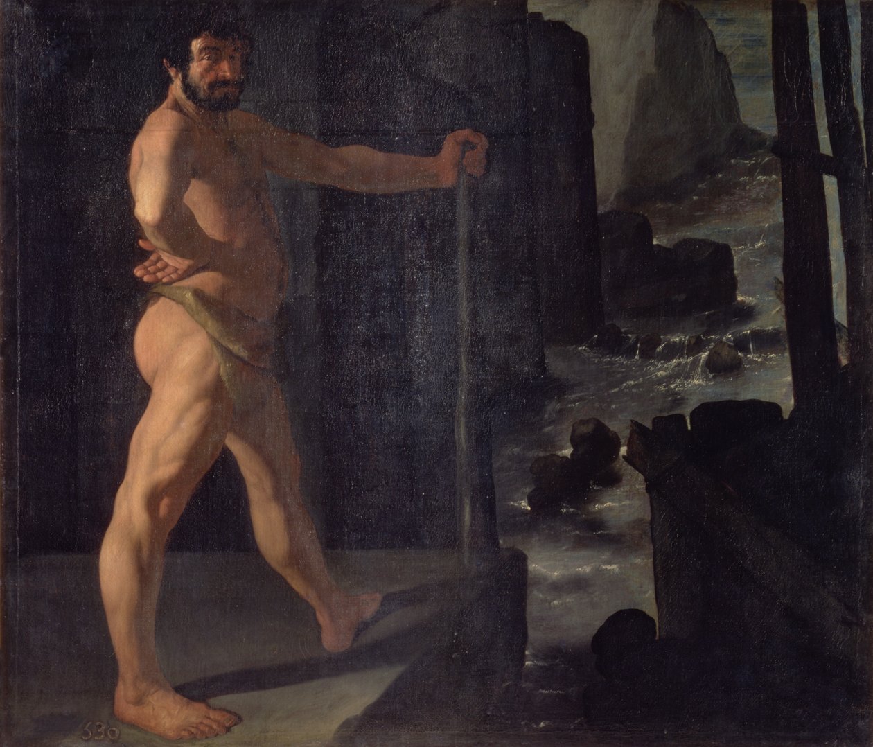 Hercules endrer løpet av elven Alpheus av Francisco de Zurbaran