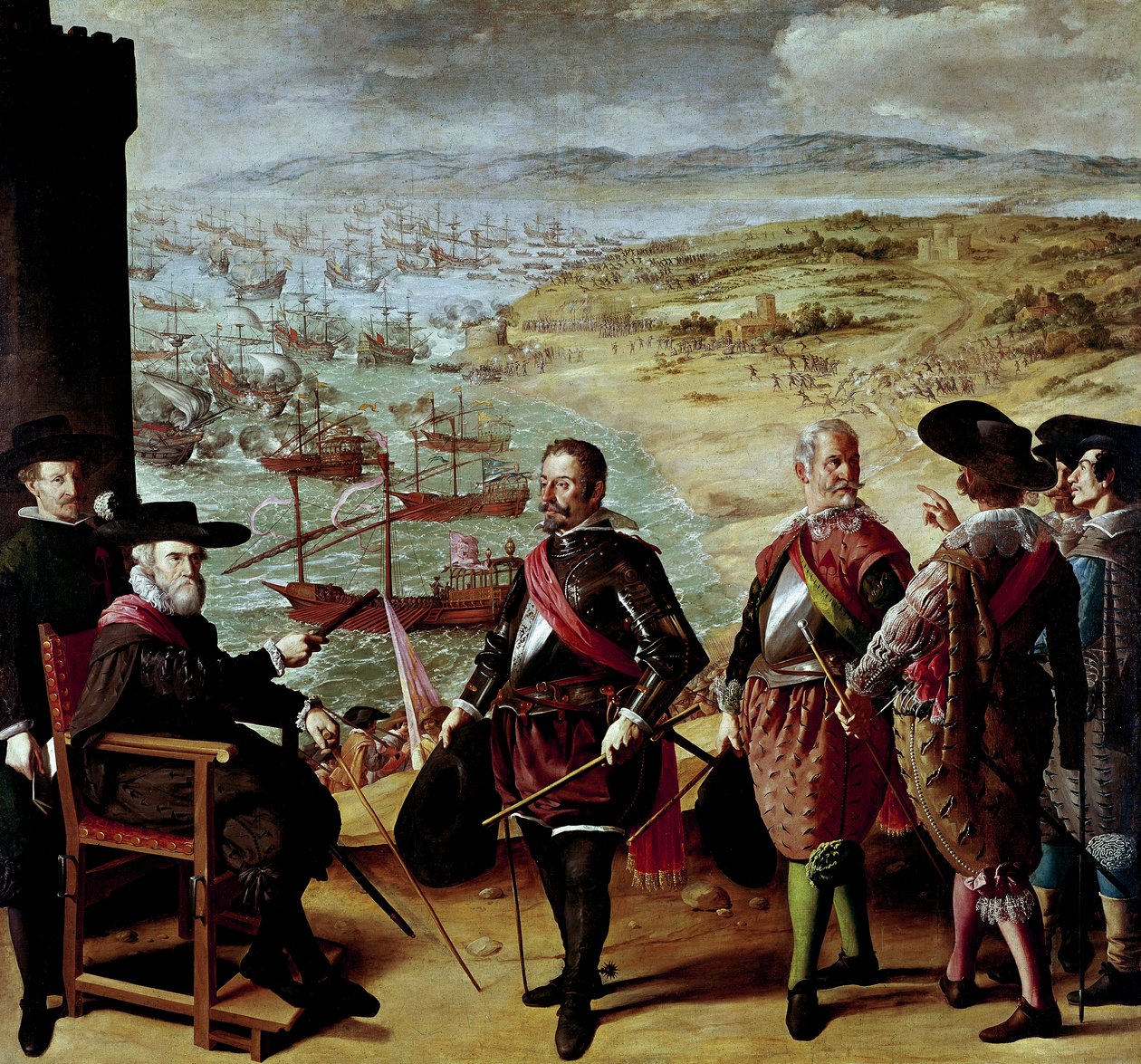 Malte kamper for Buen Retiro: Cadiz sitt forsvar fra britene i 1627 av Francisco de Zurbaran