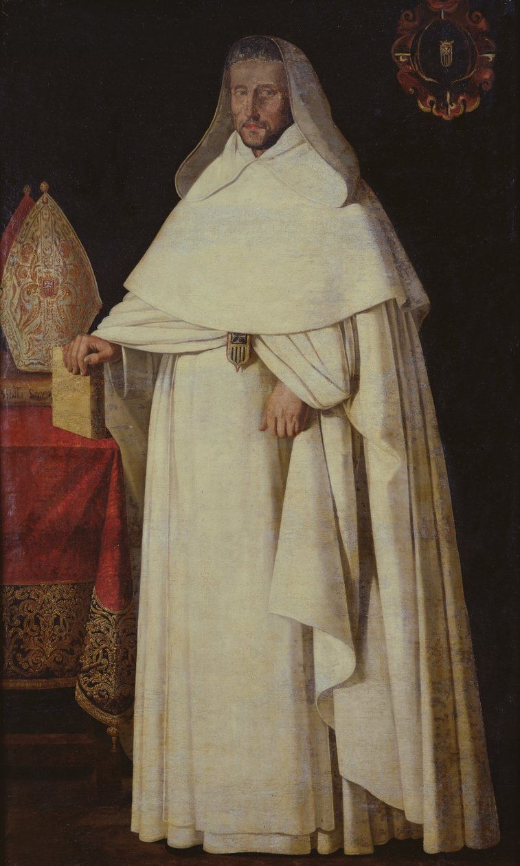 Portrett av Felipe de Guimaran, 1630-33 av Francisco de Zurbaran
