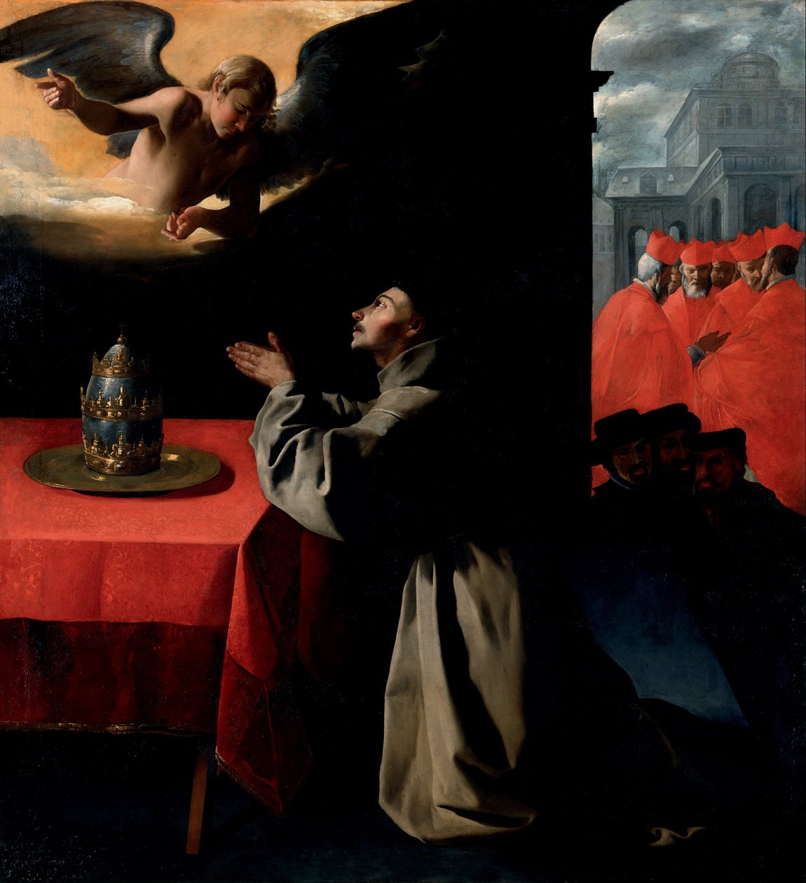 Saint Bonaventure, ca. 1628-1629 av Francisco de Zurbaran