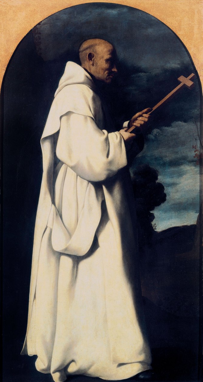 St. Bruno av Francisco de Zurbaran