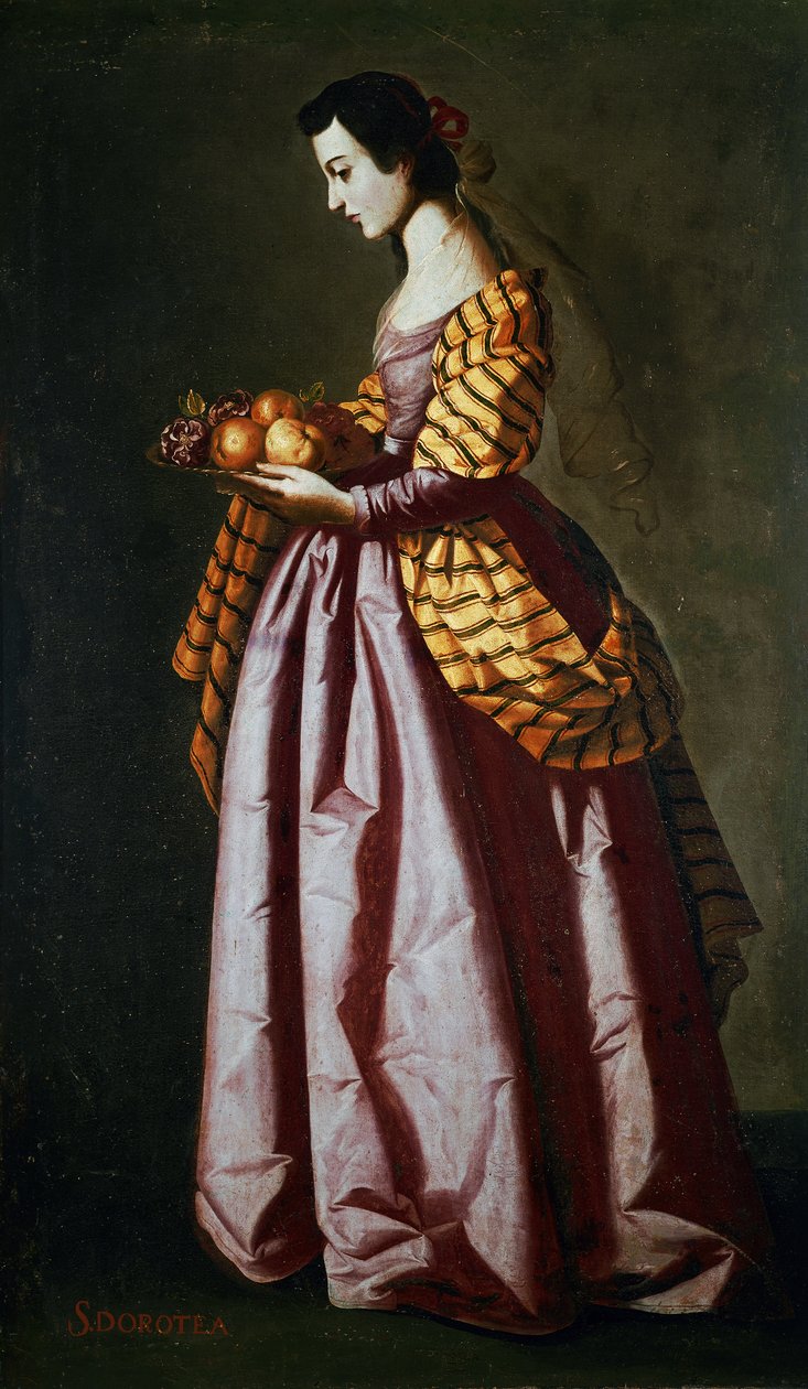 Saint Dorothy av Francisco de Zurbaran