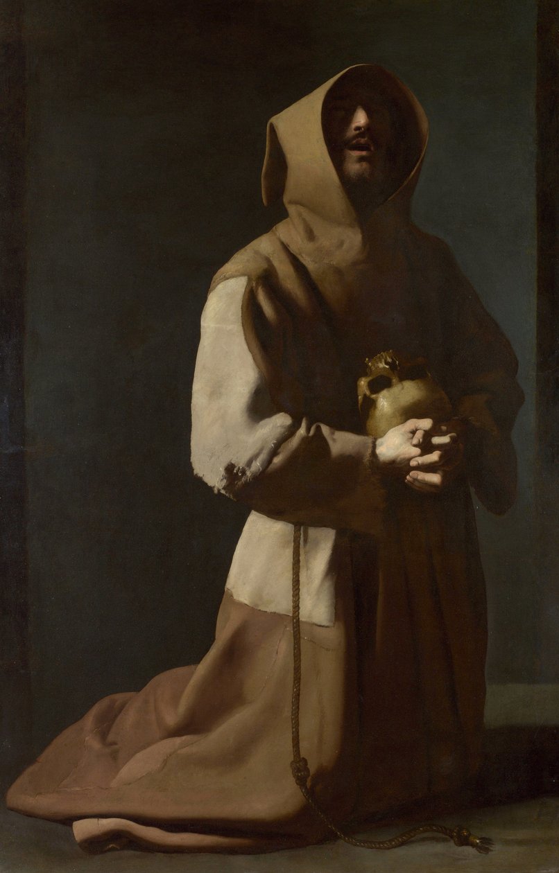 Saint Francis of Assisi (Saint Francis of Assisi, née Giovanni di Pietro Bernardone av Francisco de Zurbaran