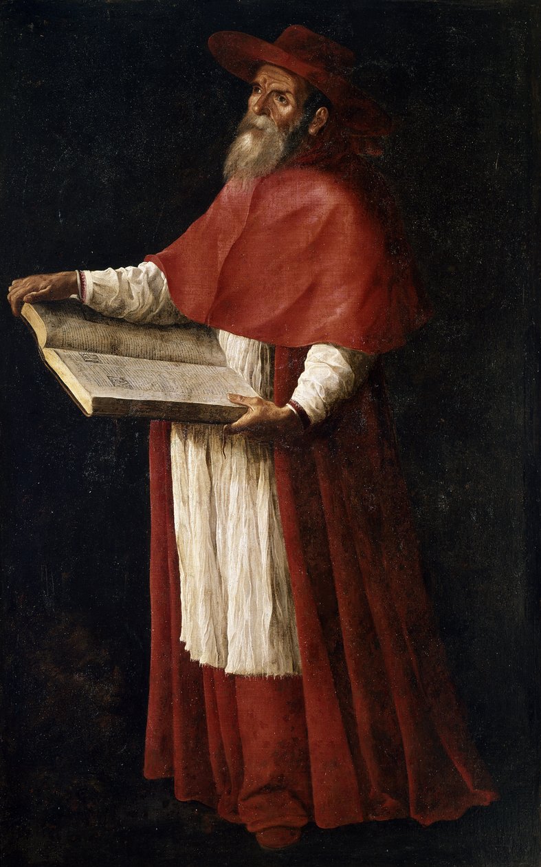 Den hellige Jerome av Francisco de Zurbaran