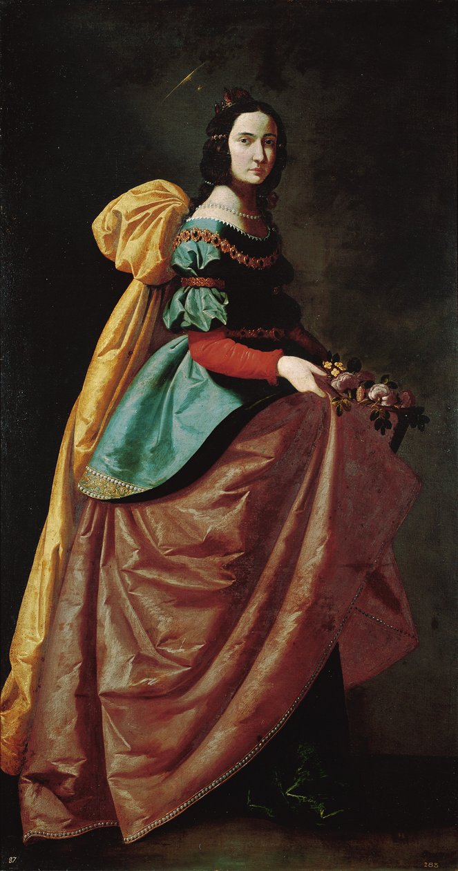 Santa Casilda di Toledo, ca. 1640 (olje på lerret) av Francisco de Zurbaran