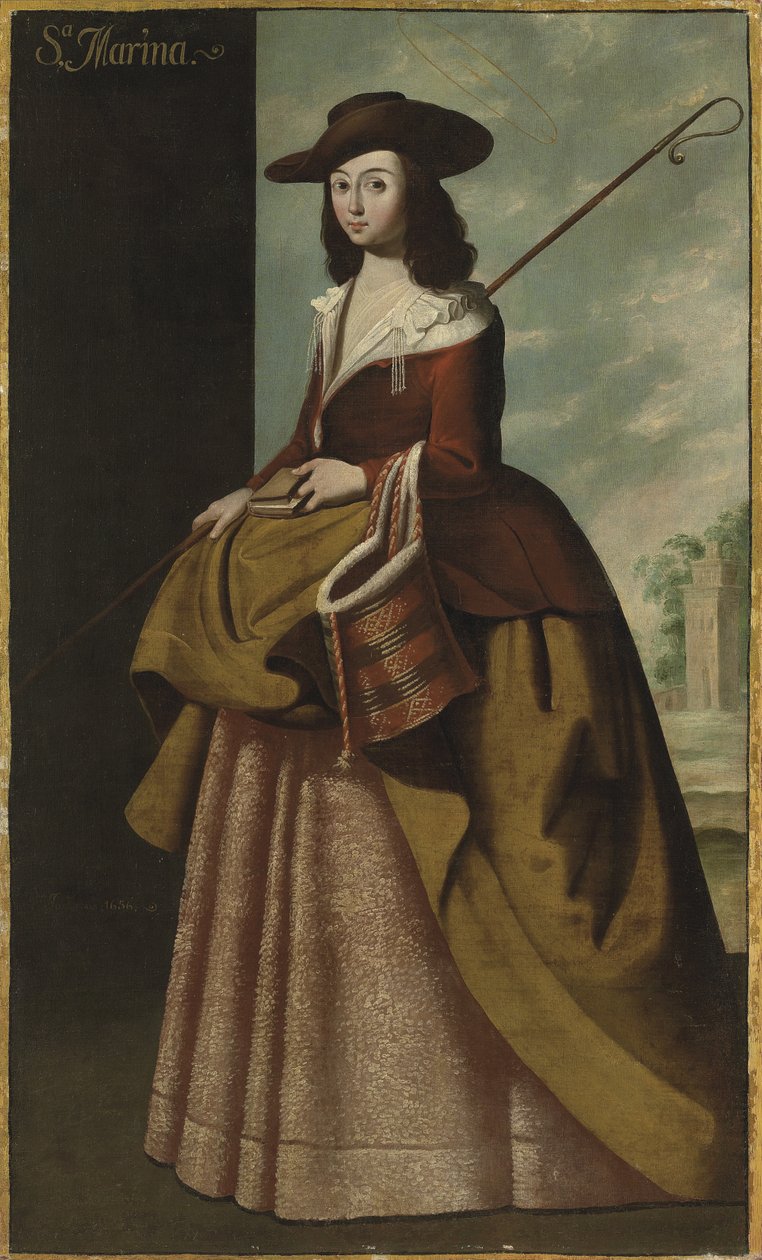 St. Margaret av Antiokia, 1656 av Francisco de Zurbaran