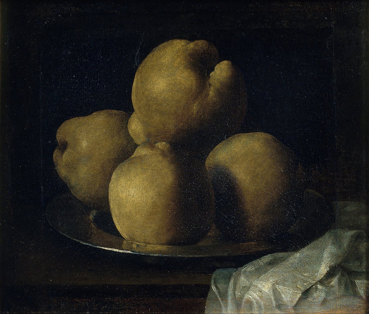Stilleben med skål av kvede av Francisco de Zurbaran