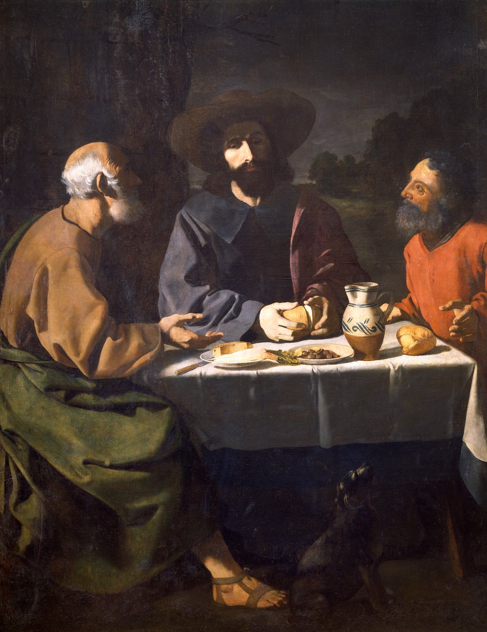 Kveldsmat på Emmaus av Francisco de Zurbaran
