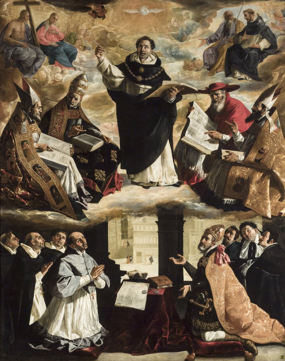 The Apotheosis of Saint Thomas Aquinas, ca 1631. av Francisco de Zurbaran