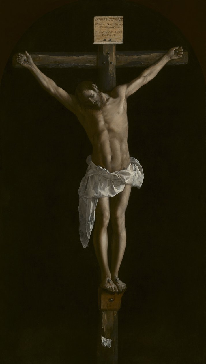 Korsfestelsen, 1627 av Francisco de Zurbaran