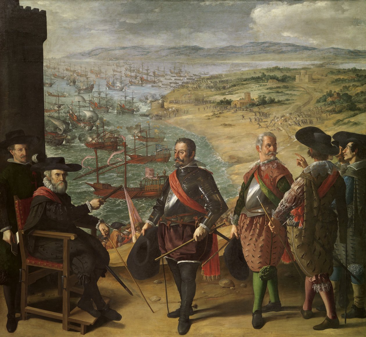 Forsvaret av Cadiz mot engelskmennene, 1625, 1634-1635 av Francisco de Zurbaran