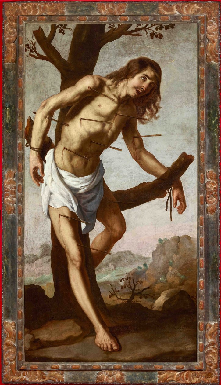 Martyrdommen til Saint Sebastian, ca. 1650. av Francisco de Zurbaran