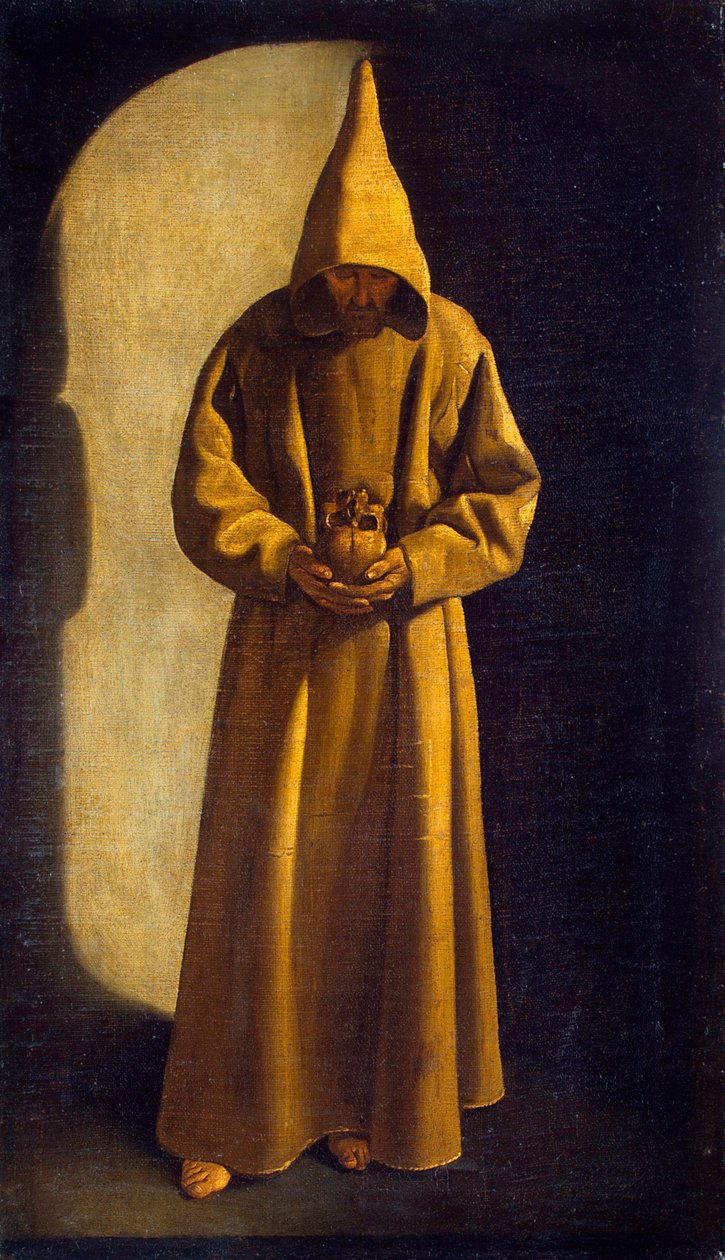 den hellige francis av assisi av Francisco de Zurbaran