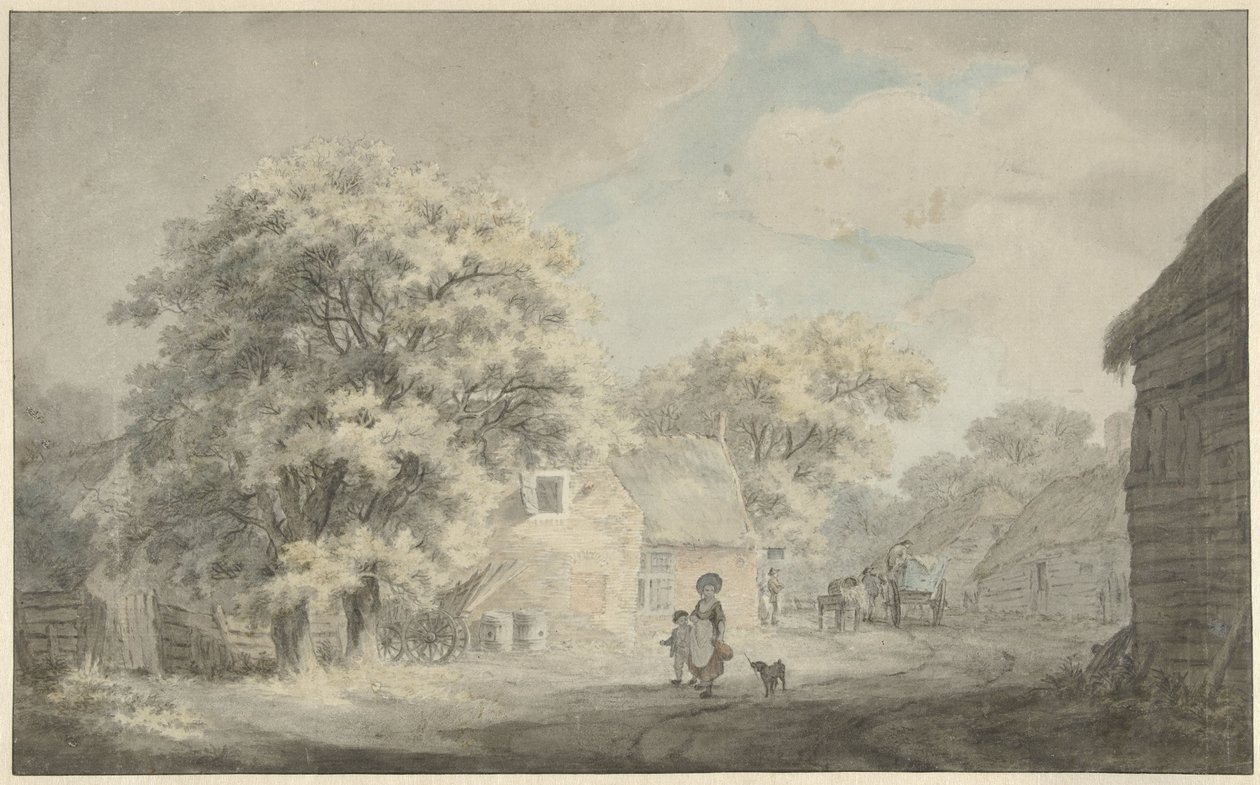 Våningshus i Overveen av Franciscus Andreas Milatz
