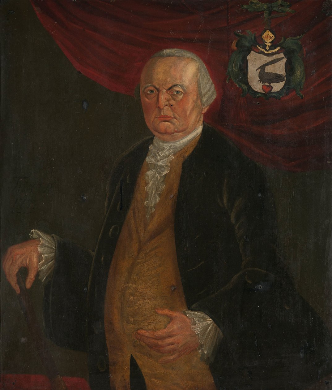 Portrett av Reinier de Klerk, generalguvernør for det nederlandske østindiske kompaniet av Franciscus Josephus Fricot (attributed to)