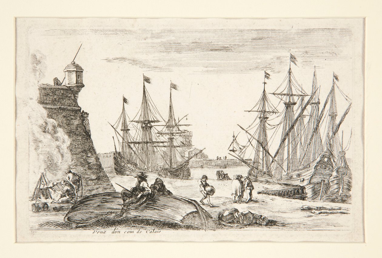 Inngang til et hjørne av Calais av Franciscus van der Steen