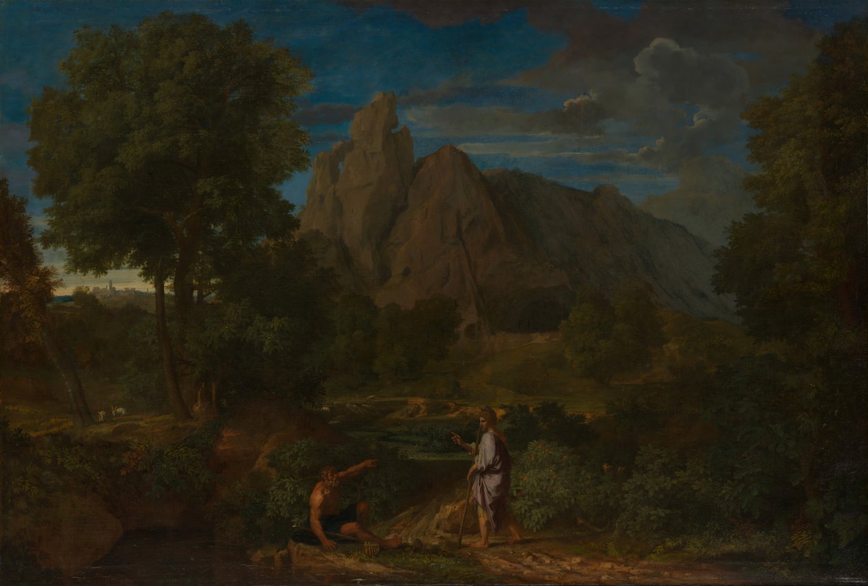 Mercury og Battus. av Francisque Millet