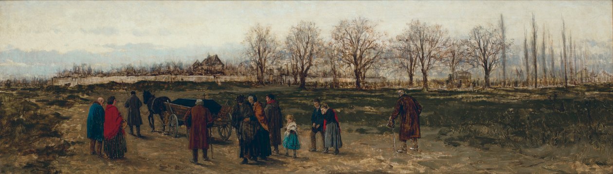 Begravelse av en fattigmann i Tyskland av Franciszek Streitt