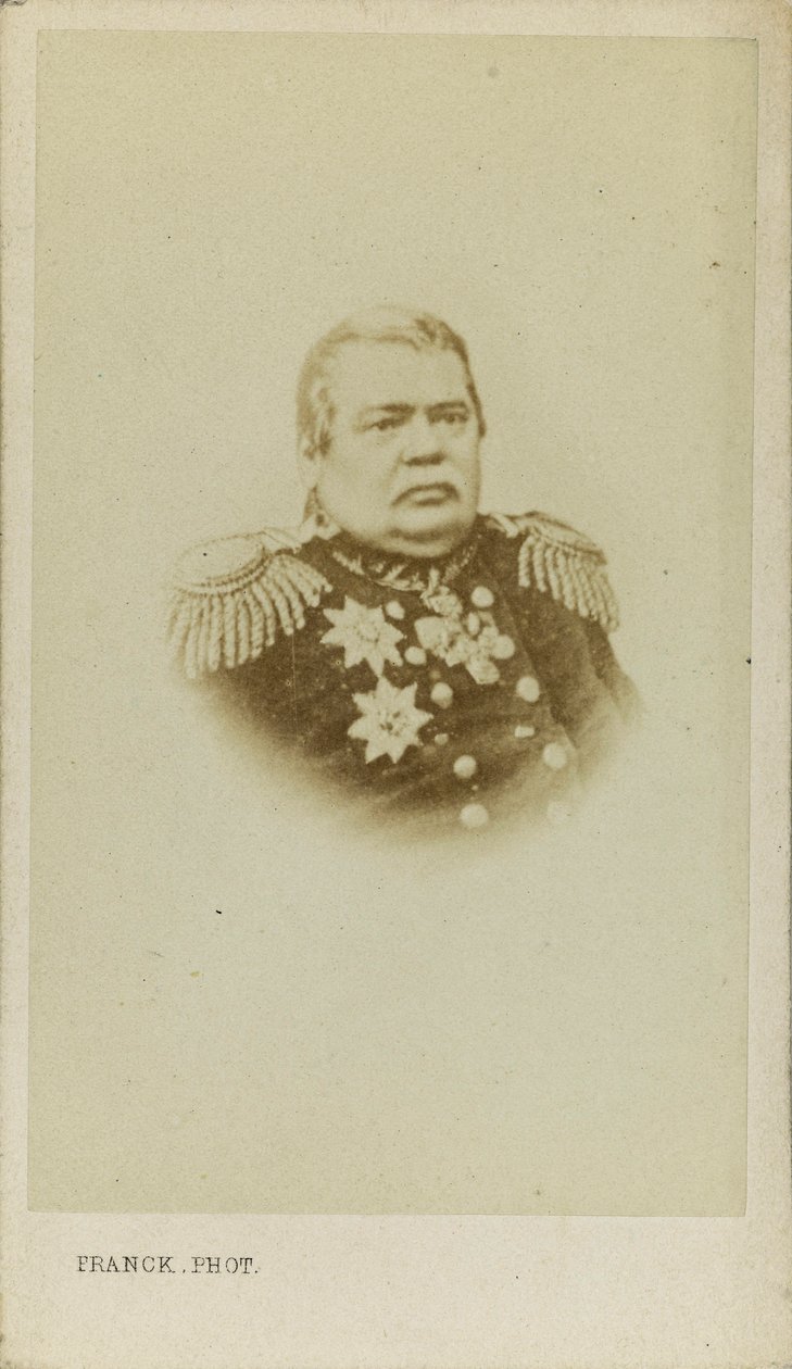 Portrett av grev Nikolay Muravyov-Amursky 1809-1881, ca 1865. av Franck