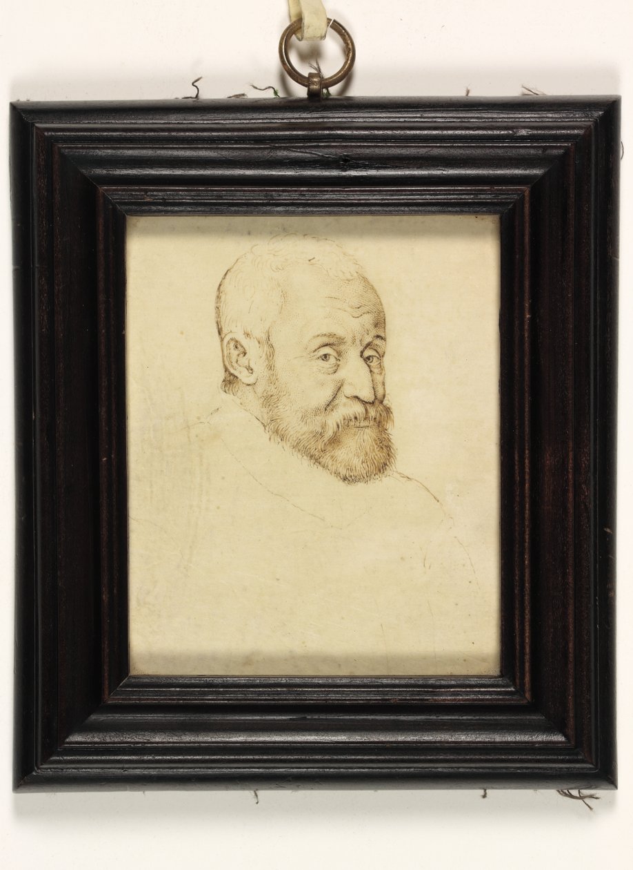 En gentleman kalt Henri Prince De Lorraine (penn og blekk på papir) av Franco Flemish School