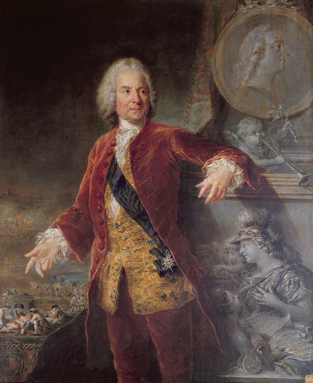 Germain Pichault de la Martiniere (1697–1783) av Francois Adrien Grasognon Latinville