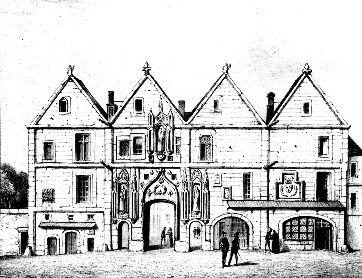 College of Navarre i 1440 av Francois Alexandre Pernot