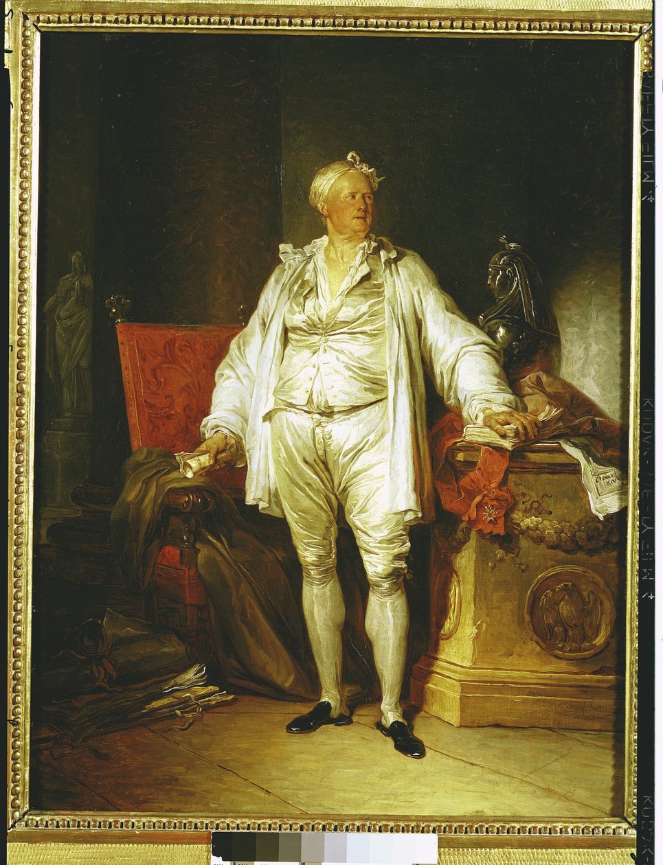 Portrett av Monsieur Bergeret de Grancourt (1715-85) 1774 av François André Vincent