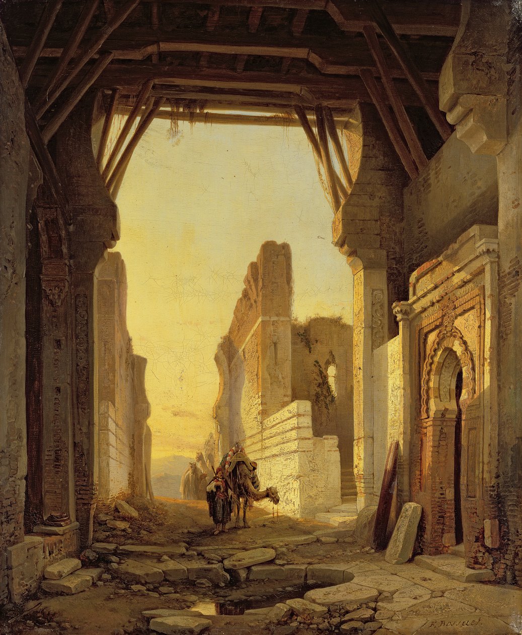 Portene til El Geber i Marokko av Francois Antoine Bossuet