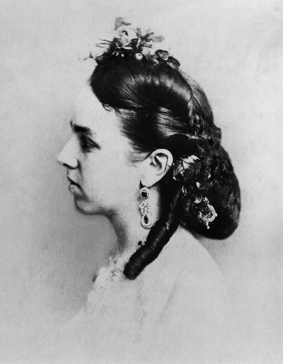 Charlotte av Saxe-Cobourg-Gotha (1840-1927), prinsesse av Belgia og keiserinne av Mexico av Francois Aubert