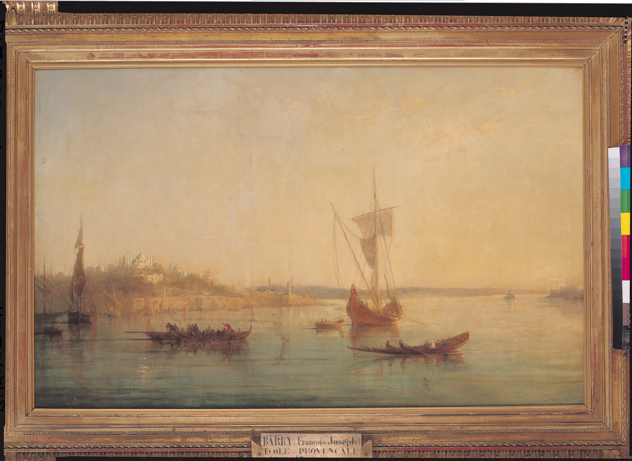 Munnen til Bosporos i Konstantinopel, 1869 av Francois Barry