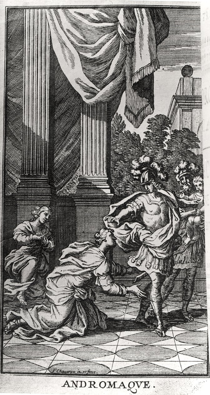 Andromache at the Feet of Pyrrhus, fra 