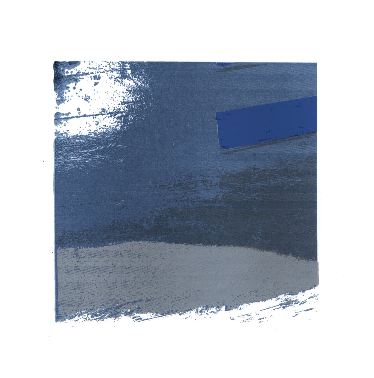 Burning Waters, 2015, (skjermtrykk på papir) av Francois Domain