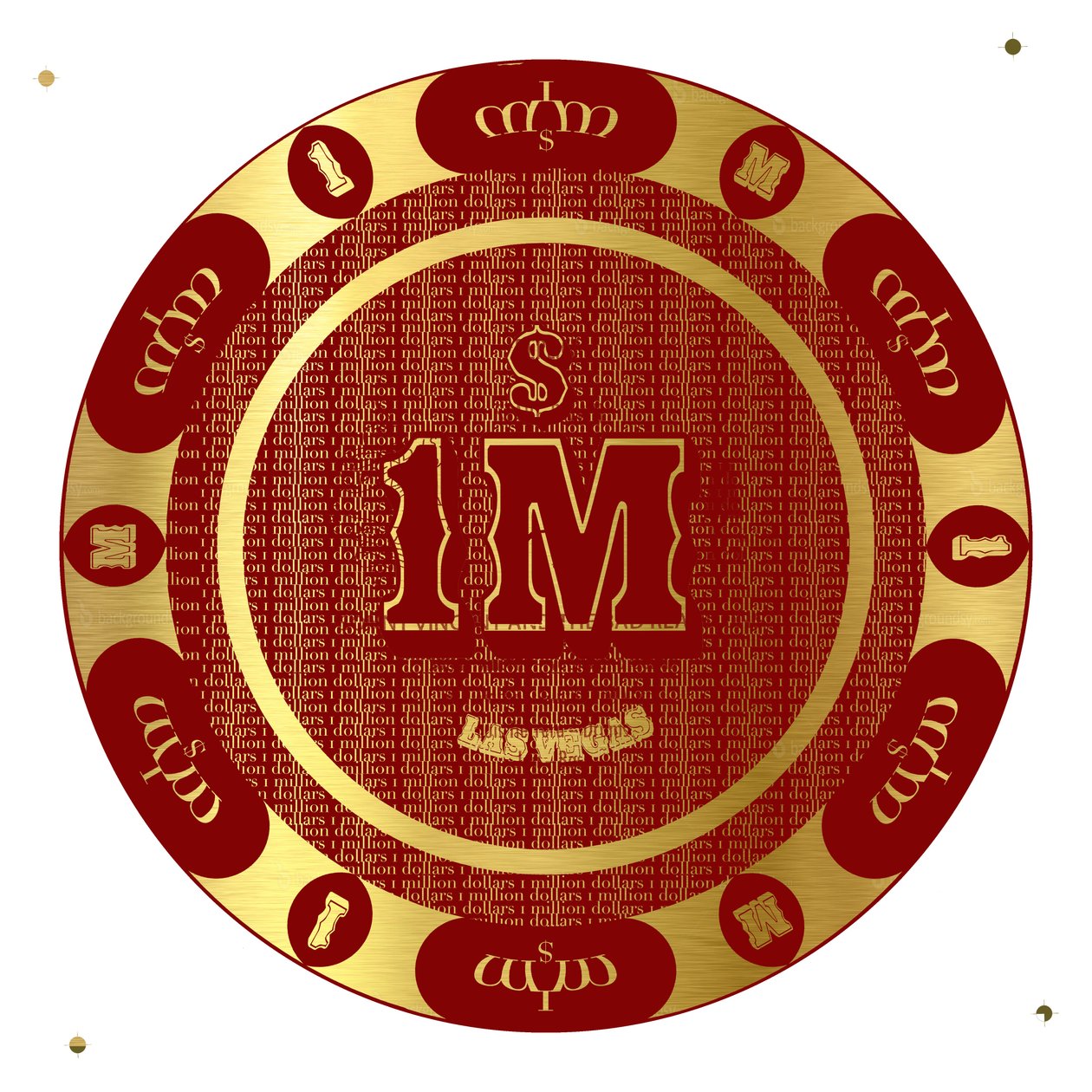 PokerChip 1M, 2015, digital av Francois Domain