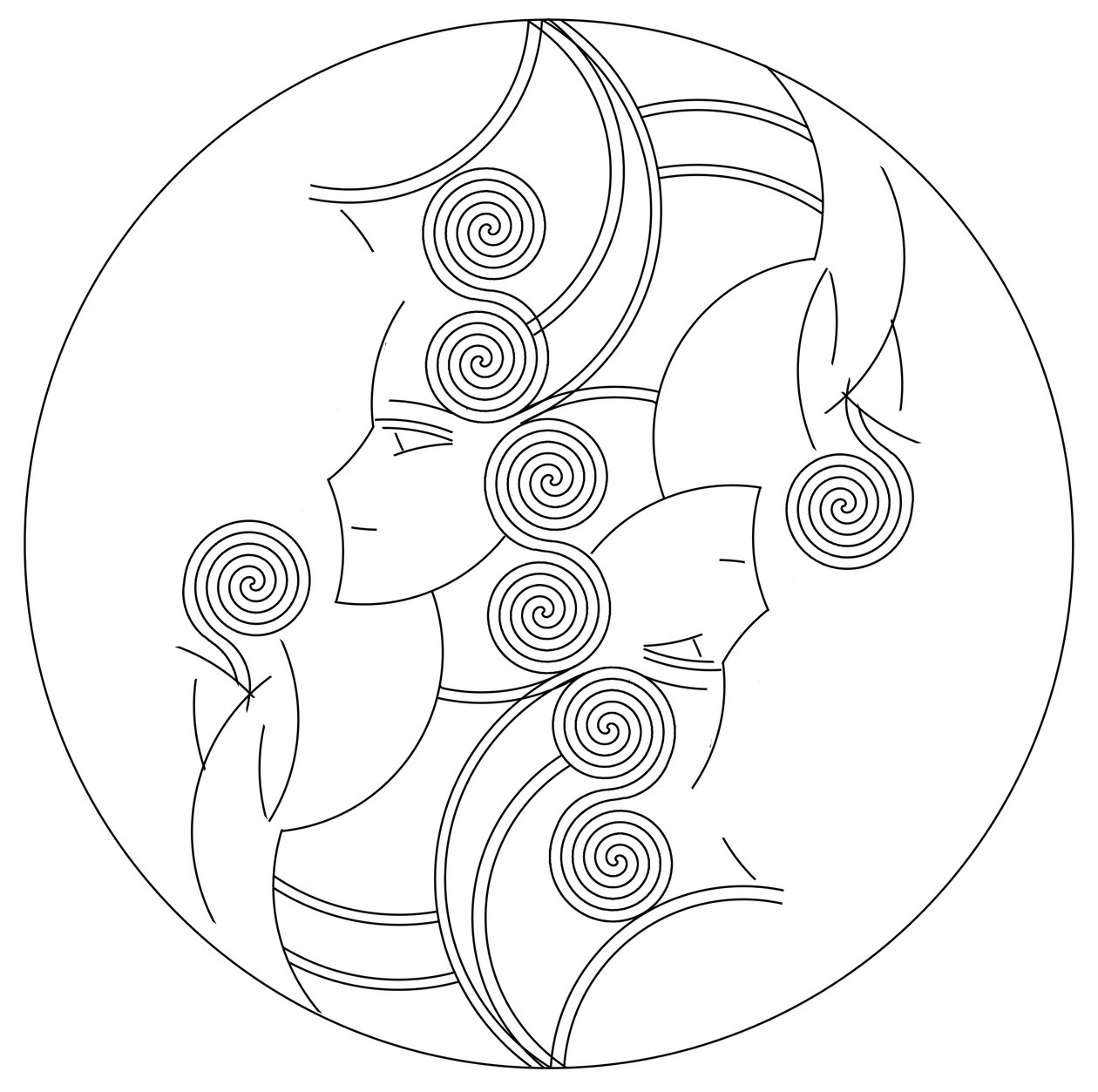 Queen, 2015, (digitalt maleri) av Francois Domain