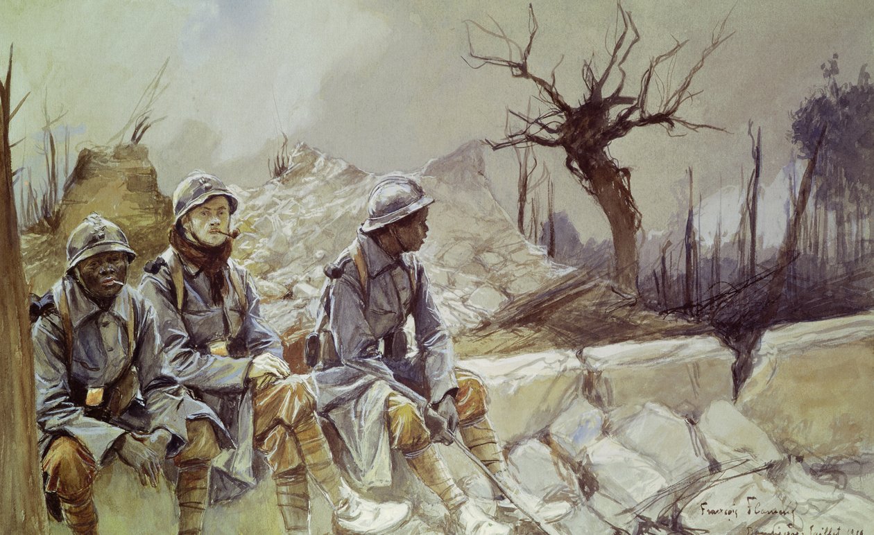 Dampierre, juli 1916 av Francois Flameng