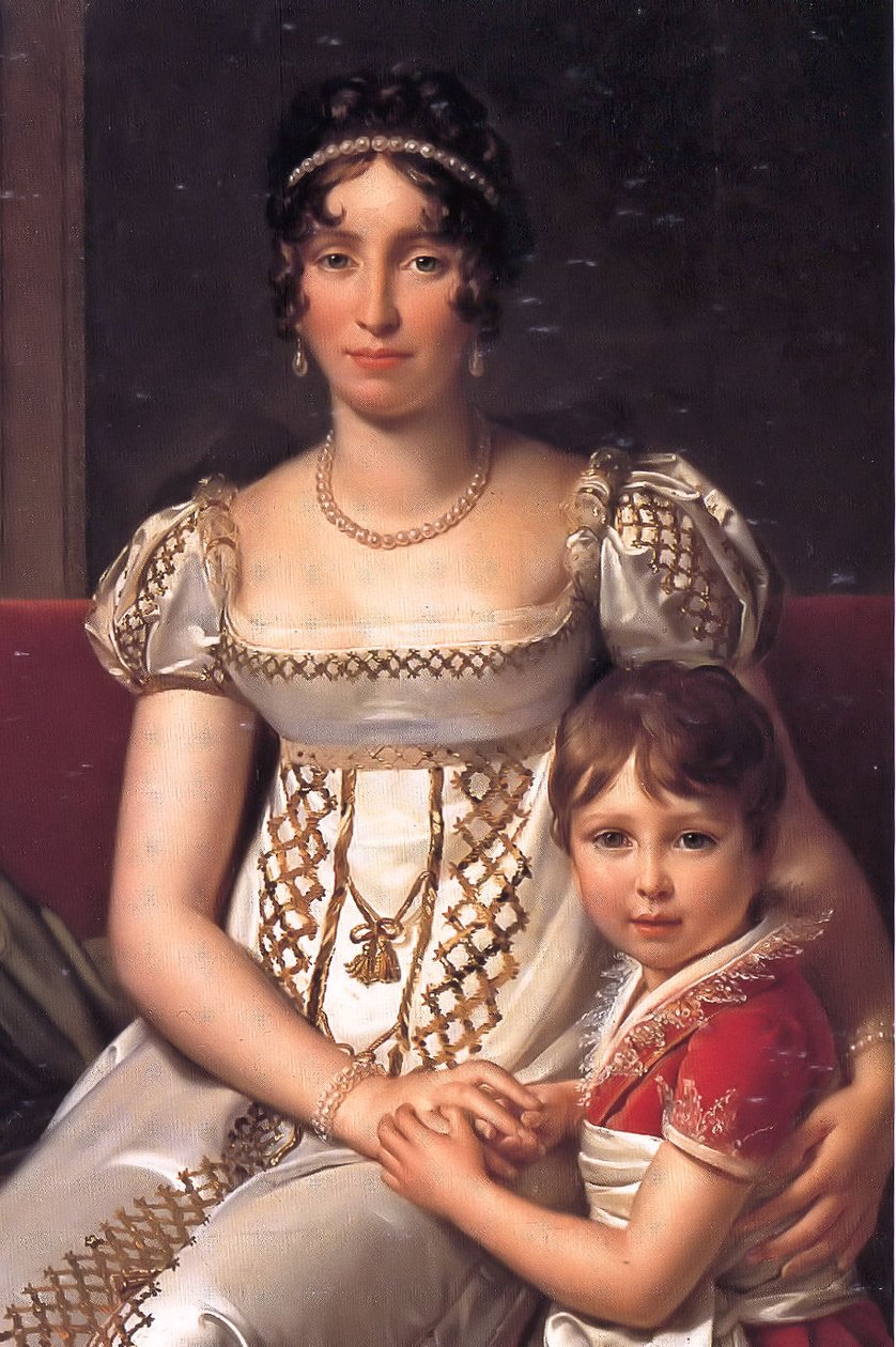 Hortense de Beauharnais med sønnen Napoleon Charles Bonaparte av Baron François Pascal Simon Gérard