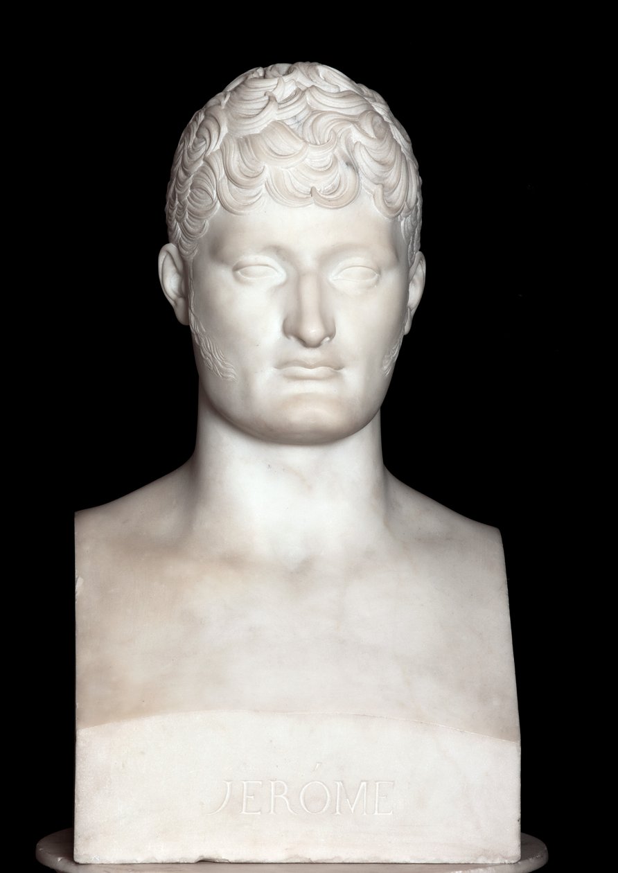 Byste av Jerome Bonaparte (marmor) av Francois Joseph Bosio