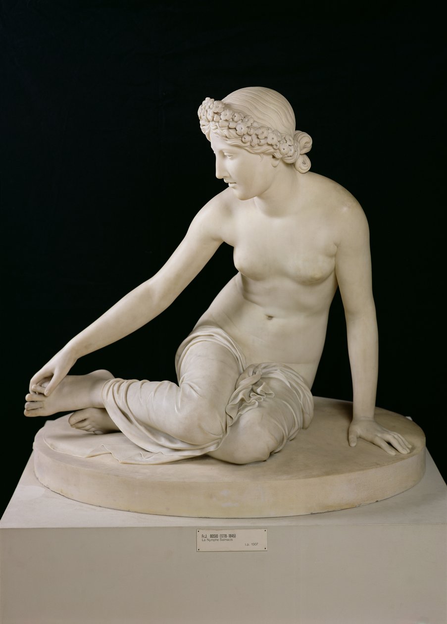 Nymfen Salmacis, 1826 (marmor) av Francois Joseph Bosio